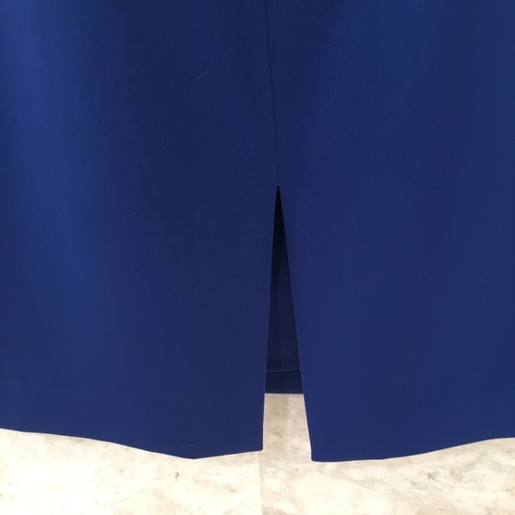 BADGLEY MISCHKA {6} Cocktail Dress Blue Beaded ⭐️HP⭐️ - Picture 7 of 14